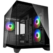 Cougar Gehäuse Mini-Tower, FV150 ARGB, Schwarz, Mini Tower, PC, Schwarz, micro ATX, Mini-ITX, Gaming, Multi