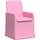vidaXL Esszimmerstühle 2 Stk. Stoff Rosa 57 x 67 x 95 cm