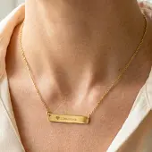Yoursurprise Kette mit name - Gold