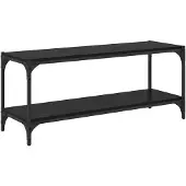 vidaXL TV-Schränk Schwarz Eichen-Optik 100x33x41cm