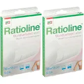 Ratioline Wundverband 15x10 cm steril 2x 2x5 St Verband