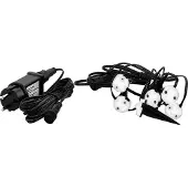 Eglo Spinetoli 2, Bodenbeleuchtung für den Außenbereich, Schwarz, Transparent, Kunststoff, IP65, Camping, Garten, III