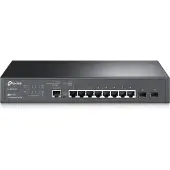TP-LINK JetStream 8-Port-Gigabit-L2+-Managed-Switch mit 2 SFP Slots, Managed, L2/L3, Gigabit Ethernet (10/100/1000), Rack-Einbau, 1U