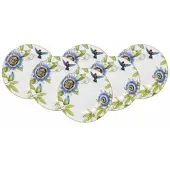 Villeroy & Boch Speiseteller "Speiseteller Amazonia Anmut ø 27,7 cm 6er Set bunt"