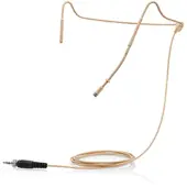 Sennheiser HS 2 Omnidirektionales Kondensator-Halsmikrofon mit 35-mm-Anschluss beige