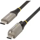 StarTech.com .com USB-C Kabel 1m, Schraubensicherung, 10Gbps, 100W, 8K