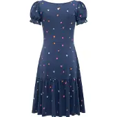 Ragwear A-Linien-Kleid "Orise Print" Ohne Taschen Knielanges verspieltes Sommerkleid