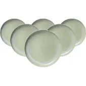 Like. by Villeroy & Boch Frühstücksteller "Dessertteller Perlemor Alga ø 20,1 cm 6er Set grün" Spülmaschinenfest, Mikrowellensicher