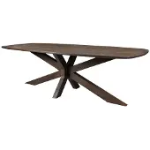 Natur24 Tisch Lissabon 105 x 240 x 76 cm Mangoholz Braun