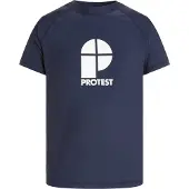 Protest Schwimmshirt Herren Cater Rashguard Kurzarm Nacht Skyblue-XL
