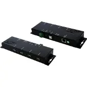 EXSYS EX-6002PoE - Geräteserver - 4 Anschlüsse - 10Mb LAN, USB, 100Mb LAN, GigE, USB2.0 (EX-6002POE)
