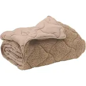 vidaXL Ganzjahresbettdecke 155 x 220 cm Keine Taupe Atmungsaktiv