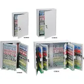 Phoenix - KC0603K Schlüsselschrank -100 Schlüssel - Schlüsselschloss - Grau