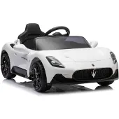Sun baby Kinder Elektroauto Maserati GT Cabrio Kinderfahrzeug Kinderauto weiß