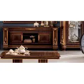 AEA Wohnwand Vitrine rtv Sideboard Schrank Wand Rokoko Design Barock arredoclassic