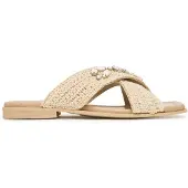 INUIKII Pantoletten Woven Crossed Stones 1004.003.0611 Hellbeige 39