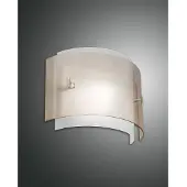 FABAS LUCE Wandleuchte LB25 BELINDA Wand Glas amber E27