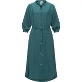 Ragwear Blusenkleid "Blusenkleid Trea Dress", Damen, Gr. XL, N-Gr, grün (ocean grün), Obermaterial: 85% Viskose CV. 15% Polyamid PA., Kleider Blusenkleid