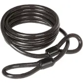 M-Wave Schlosskabel 8x1800mm Verlängerung schwarz