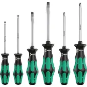 Wera 6-teiliger Schlitz/Phillips VDE-geprüfter Schraubendreher-Satz