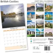 Dayplanner Kalender 2027: Britische Burgen