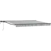 vidaXL Manueller Markisenrahmen mit LEDs 4,5 x 3,5 m