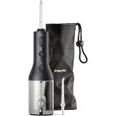 Philips kabelloser Power Flosser 3000 HX3806/33 Wasser-Flosser - schwarz, 0,25 l, Schwarz, Akku, 1 min