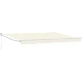 vidaXL Ausziehbare Markise Creme 4 x 2 m 100% Polyester und Aluminium
