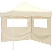 Syfax Party-Zelt Creme 291 x 291 x 315 cm Oxford-Stoff