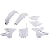 Ufo Verkleidungskit PLAST 7-teilig Verkleidungssatz Kunststoff für Yamaha YZ WR 125 / 250 ccm Bj. 2015 - 2021, Farbe:weiß OEM