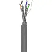 Goobay CAT 6 Netzwerkkabel, S/FTP (PiMF), Grau, CCA Kupfergemisch für SOHO Anwendungen, AWG 26/7 (stranded), LSZH
