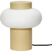 Hubsch – Camp Tischlampe – Ø23 cm – Sand & Weiß