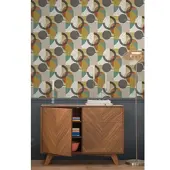 Next Vliestapete "RETRO SHAPES GEO Vliestapete 10mx52cm", orange, B:0,52m H:0m L:10m, Vlies, Tapeten, Vliestapete