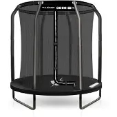 Thunder Gartentrampolin Elite 140 cm 4,5 ft Innennetz 50 kg Schwarz
