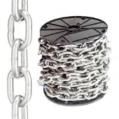 WOLFPACK Verzinkte Kette auf Rolle 5 mm.(Rolle 56 Meter)