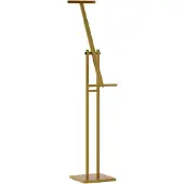 vidaXL Messestände Gold 26,5 x 26,5 x 150 cm Stahl