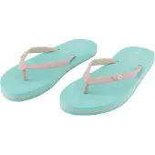Cressi seit 1946 - Flip Flops St Tropez - Schicke Zehensandalen, Strand, Meer, Pool, Fitnessstudio, Freizeit, Schnelle Trocknung, Weiche, Rutschfeste Dämpfung, Aquamarin/Rosa - 41/42 EU
