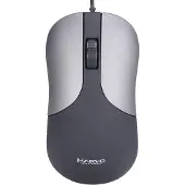 MARVO Kabelgebundene Maus DMS002, Grau, mit 1200 DPI, Symmetrisches und Ergonomisches Design