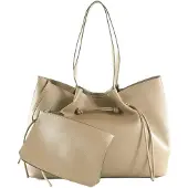 PICARD Schultertasche Shopper Mabillon Cityshopper Cookie creme