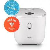 Lauben Low Sugar Rice Cooker 3000WT, Reiskocher, 3 l Inhalt, 6 Automatikprogramme, manuelle Einstellungen, Antihaft-Keramikoberfläche, Weiss