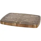 Wellhome - Schneidebrett aus Akazienholz 46x36x3,2 cm