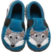 Kitz-pichler Hausschuhe "Wolf" in Blau | Gr.: 28