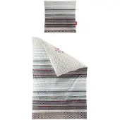 Irisette Flausch-Baumwolle Bettwäsche-Garnitur Monte 8583 Farbe multi 155x200+80x80cm