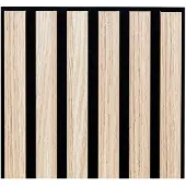 Atmosphera Créateur d'intérieur® Wanddekorationspaneel colva beige schwarzer hintergrund 60x60cm - Atmosphera créateur d'intérieur