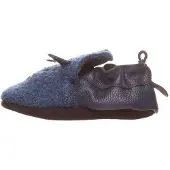 Gottstein Krabbelschuhe Dog Face in blau | Gr.: 16/17