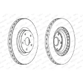 FERODO Bremsscheibe DDF1749C-1