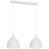 Licht-Erlebnisse Pendelleuchte Modern "Noak Young" Grau Metall 2-flammig Hängelampe Wohnzimmer Esszimmer Esstisch