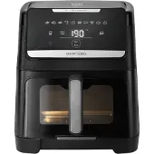 OBH Nordica Easy Fry Silence Vision Air Fryer, 7L, black