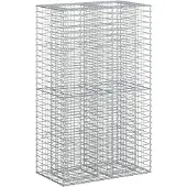 vidaXL Gabionen Hochbeet Silber