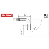 TRW Vario Anschluss MV11D90 schwarz